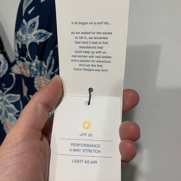 CARVE Designs Women's Cayman Dress Batik Floral XL NWT - Picture 6 of 13